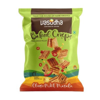 Vasudha Cheese-mint Millet Crisps - Nutritious Millet-Based Snack, Cheese, Mint & Masala Flavor, Pack Of 3
